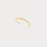 14K Gold Five Line Ring BlackSugar - Best Online Jewelry Shop Earrings, Necklaces, Rings, Located West Los Angele